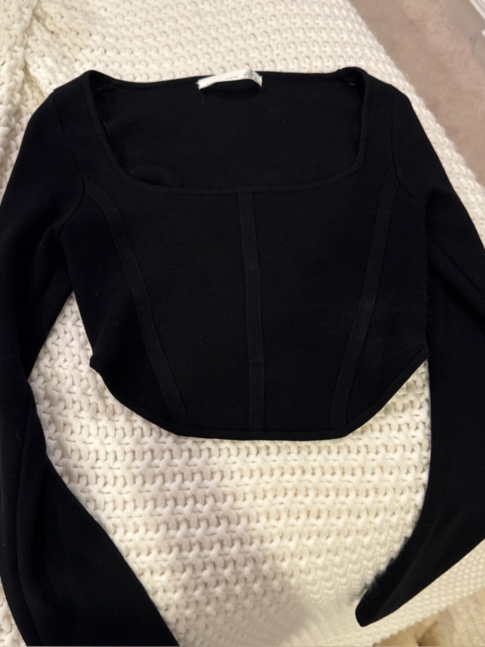 Corset style sweater